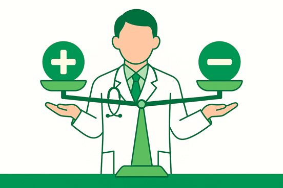 クリニック・医院開業のメリット・デメリットとは?勤務医との違いを徹底解説のイメージ